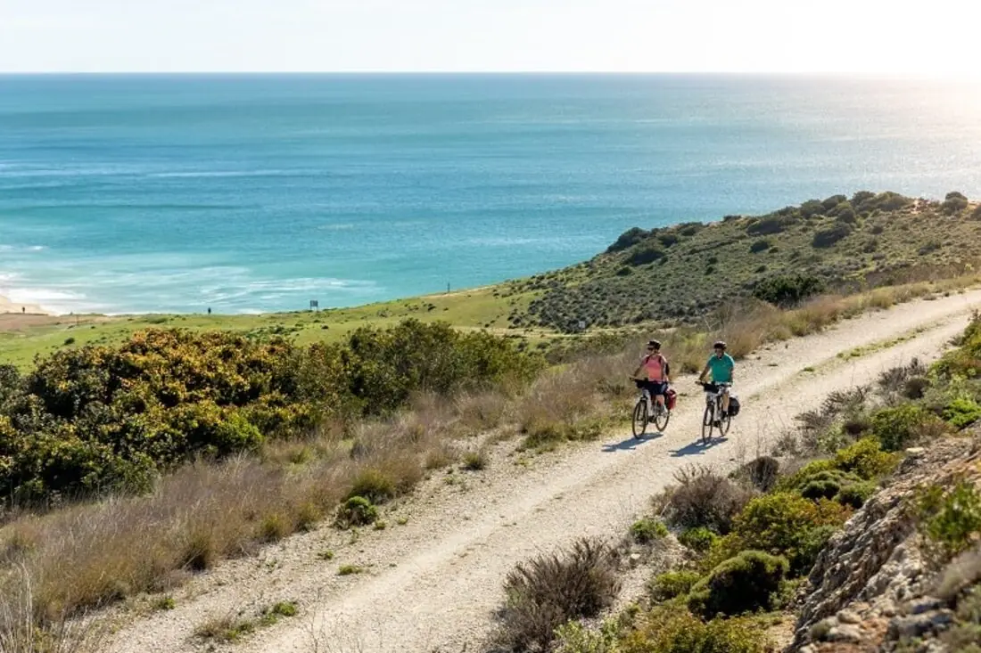 Cycling a section of the Rota Vicentina